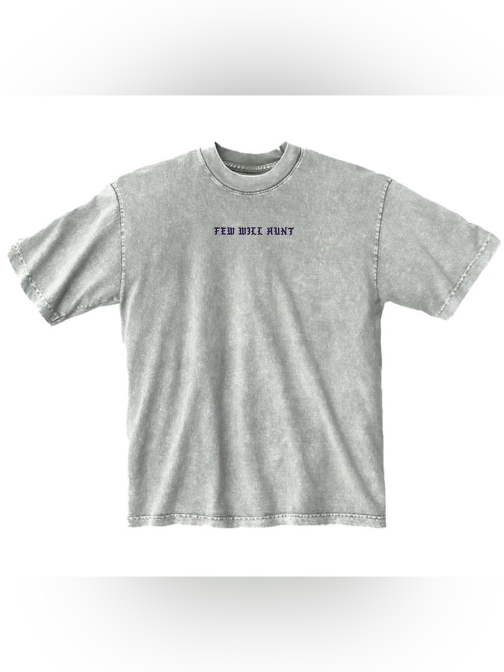 Few Will Hunt Mineral Wash Tee Grey Medium NWT IN PACKAGE